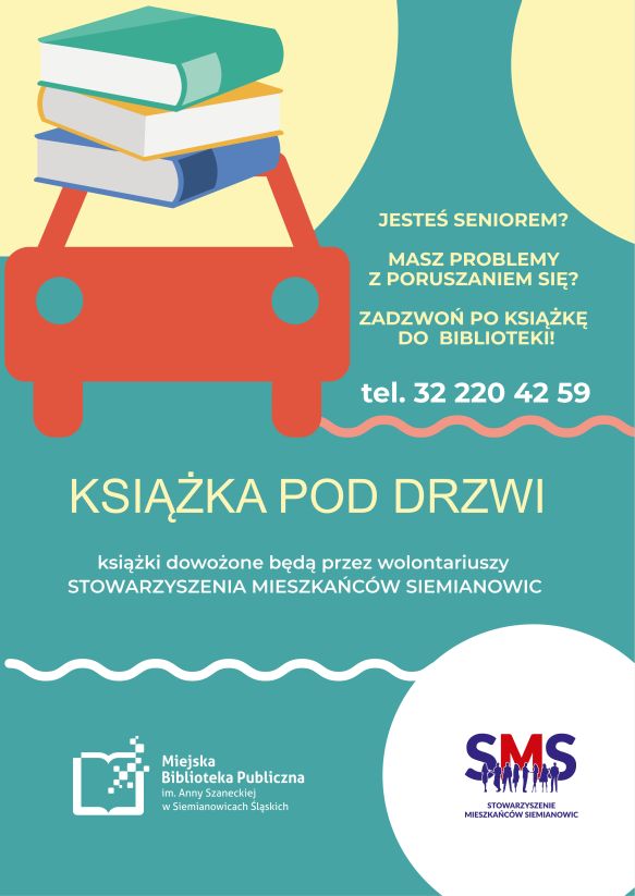 Książka pod drzwi - plakat